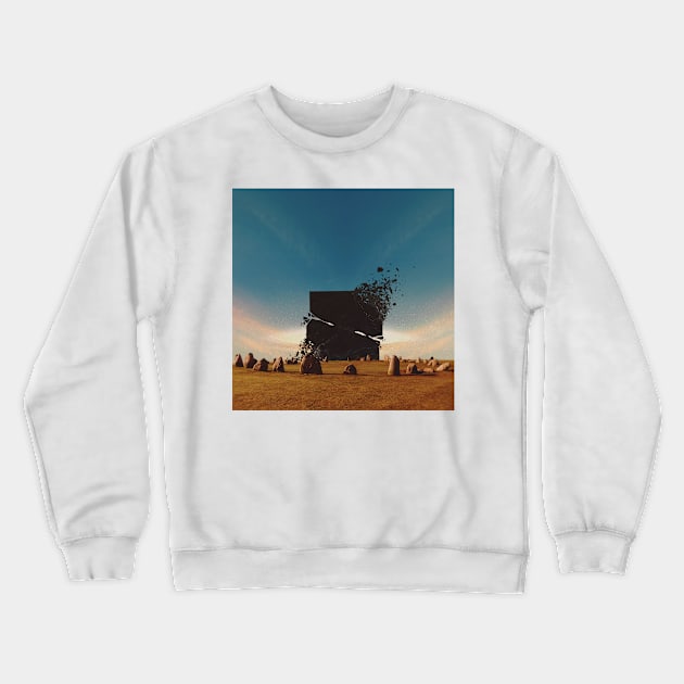 Broken Crewneck Sweatshirt by lacabezaenlasnubes